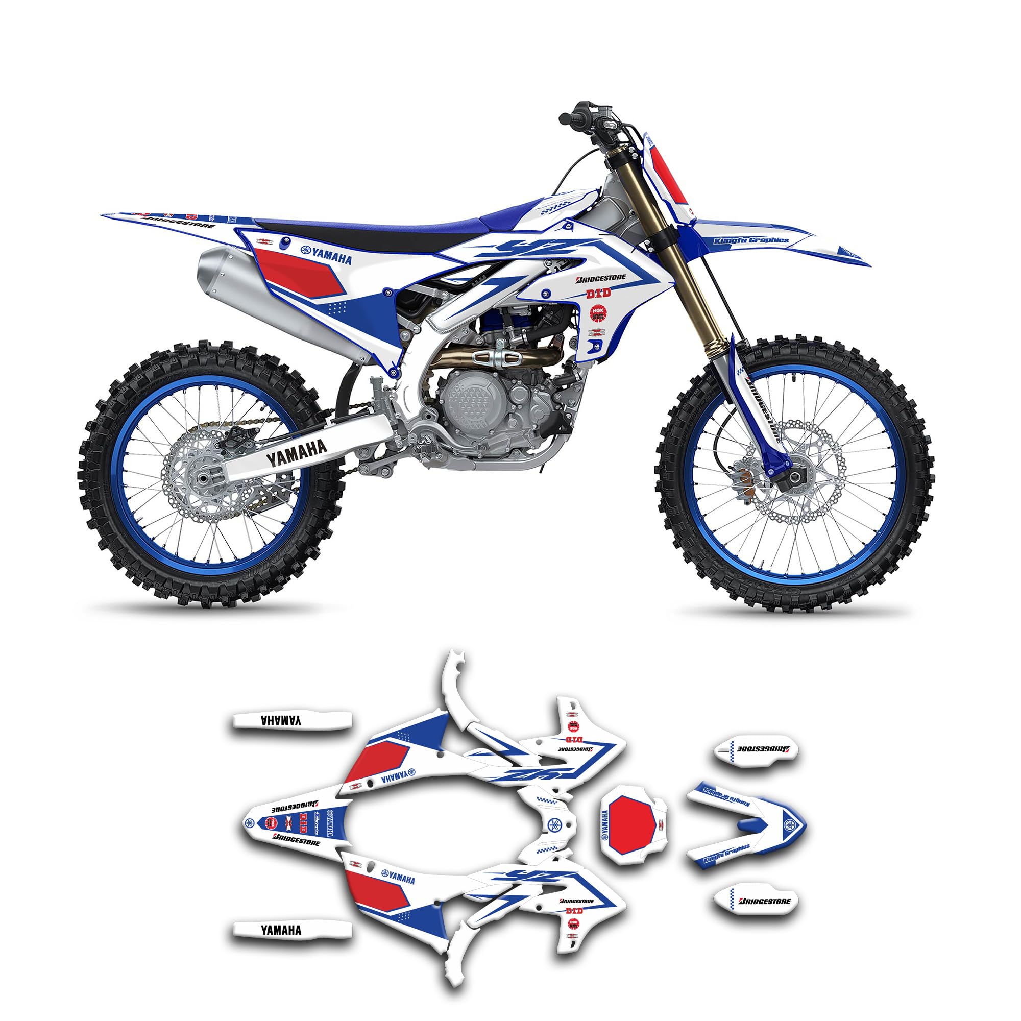 Amazon.co.jp: KUNGFU GRAPHICS（カンフー グラフィックス）DIRT BIKE